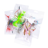 HERCULES Spinner Bait Jig with 4 Willow Leaf Sequins Fishing Lure