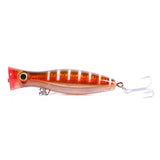 HERCULES 5" Big Mouth Popper Bait Topwater Fishing Lure