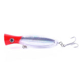 HERCULES 5" Big Mouth Popper Bait Topwater Fishing Lure