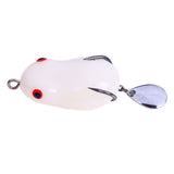 HERCULES Topwater Frog Lure Soft Fishing Lure with Sequin