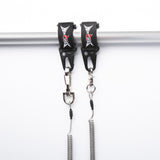 Cordón de pesca HERCULES con cinturones para caña de pescar, correas para caña de pescar (paquete de 2)