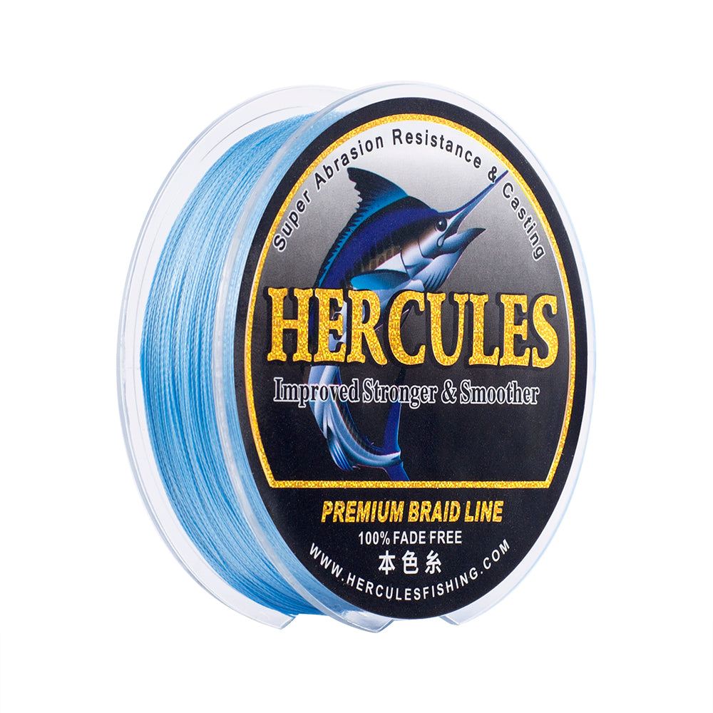 HERCULES Blue fade free fishing line 4 Strands 6LB-100LB PE Braided Fi – HERCULES  Fishing