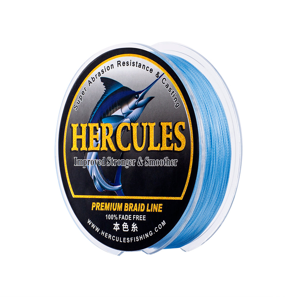 HERCULES Blue fade free fishing line 4 Strands 6LB-100LB PE
