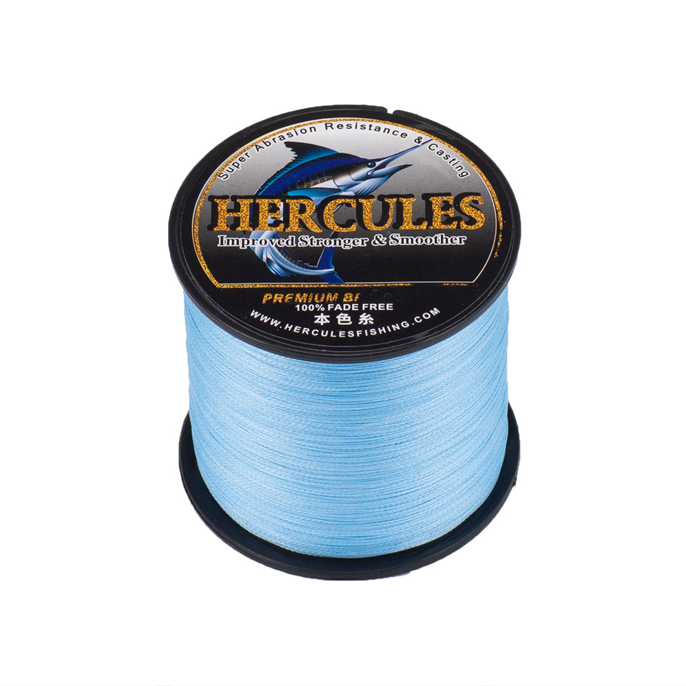 HERCULES Blue fade free fishing line 4 Strands 6LB-100LB PE Braided Fi –  HERCULES Fishing