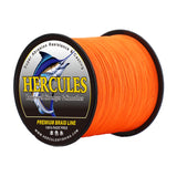 HERCULES Orange fade free fishing line 4 Strands 6LB-100LB PE Braided Fishing Line
