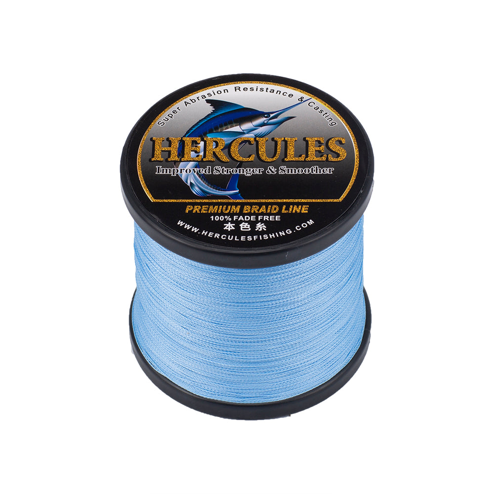 HERCULES Braided Fishing Line, Not Fade, 547 Yards PE Lines, 4 Strands  Multifilament Fish Line, 20lb Test for Saltwater and Freshwater, Abrasion  Resistant, Green, 20lb, 500m : Buy Online at Best Price