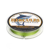 HERCULES Army Green 12 Strands 10lb-420lb PE Braided Fishing Line 100M-2000M