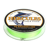 HERCULES Fluorescent Green Braided Fishing Line
