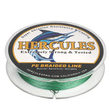HERCULES Green 12 Strands 10lb-420lb PE Braided Fishing Line 100M-2000M
