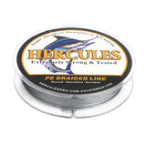 HERCULES Grey Braided Fishing Line