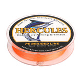 HERCULES Orange Braided Fishing Line