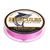 HERCULES Pink Braided Fishing Line