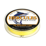 HERCULES Yellow Braided Fishing Line