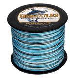 HERCULES Camo Blue 12 Strands 10lb-420lb PE Braided Fishing Line 100M-2000M