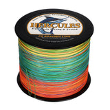 HERCULES Multicolor 12 Strands 10lb-420lb PE Braided Fishing Line 100M-2000M