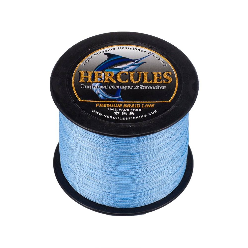 HERCULES Blue fade free fishing line 4 Strands 6LB-100LB PE Braided Fi –  HERCULES Fishing