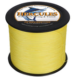 HERCULES Yellow 12 Strands 10lb-420lb PE Braided Fishing Line 100M-2000M