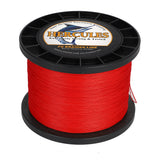 HERCULES Red 12 Strands 10lb-420lb PE Braided Fishing Line 100M-2000M