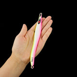 HERCULES Metal Lure Bait Fluorescent Lure S-shaped Slim Lure Pack of 5